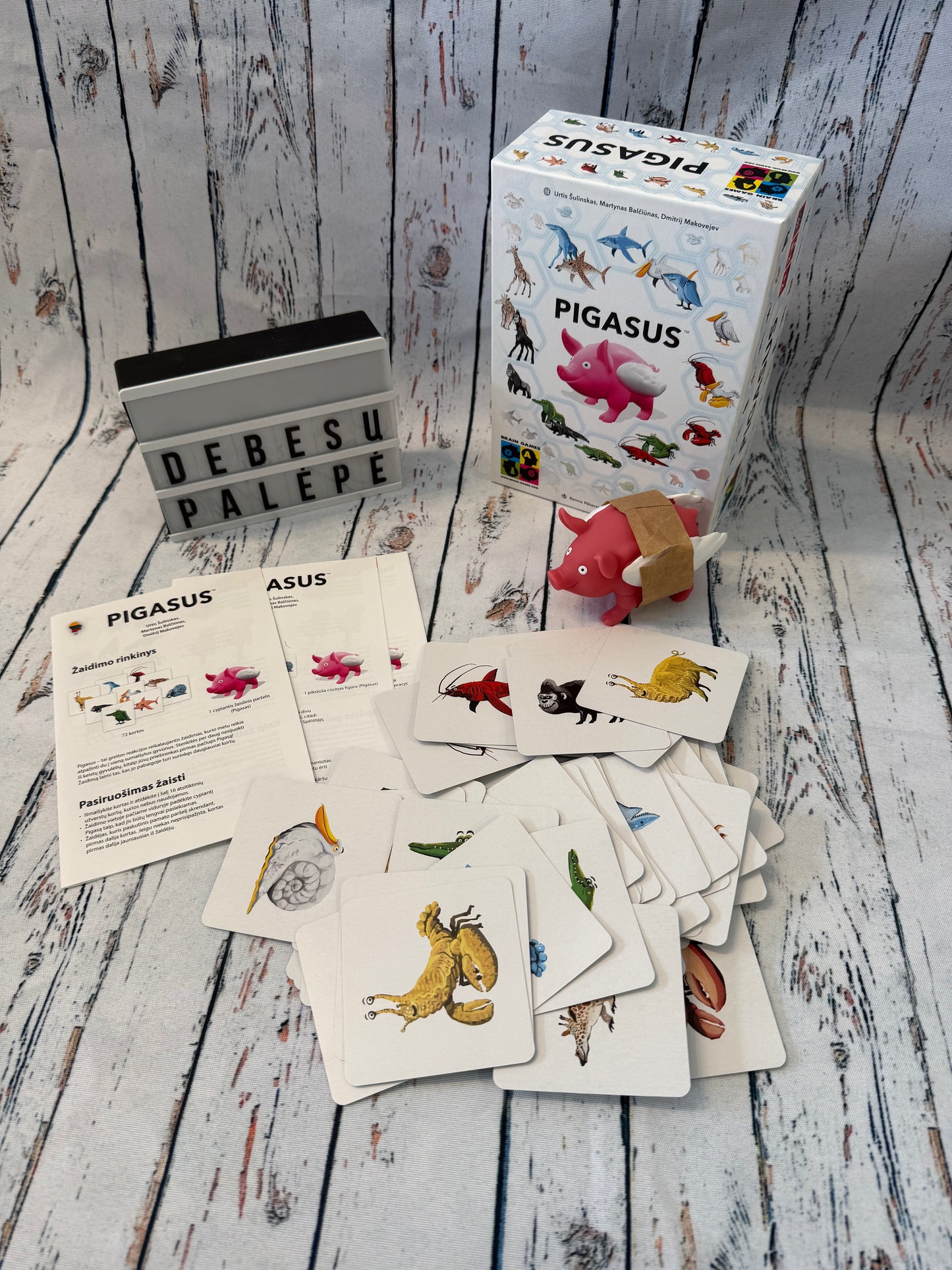 🦄🦖 Pegasus – gyvūnų ir fantastinių būtybių pažinimo žaidimas