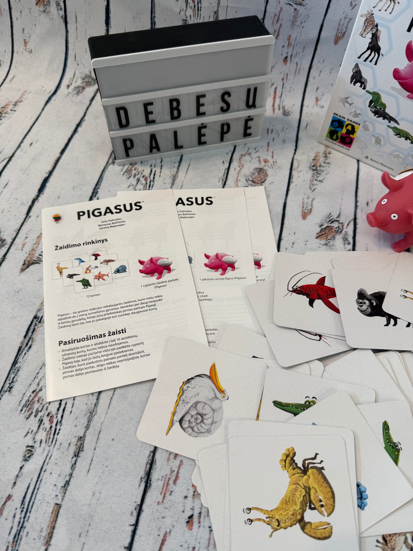 🦄🦖 Pegasus – gyvūnų ir fantastinių būtybių pažinimo žaidimas