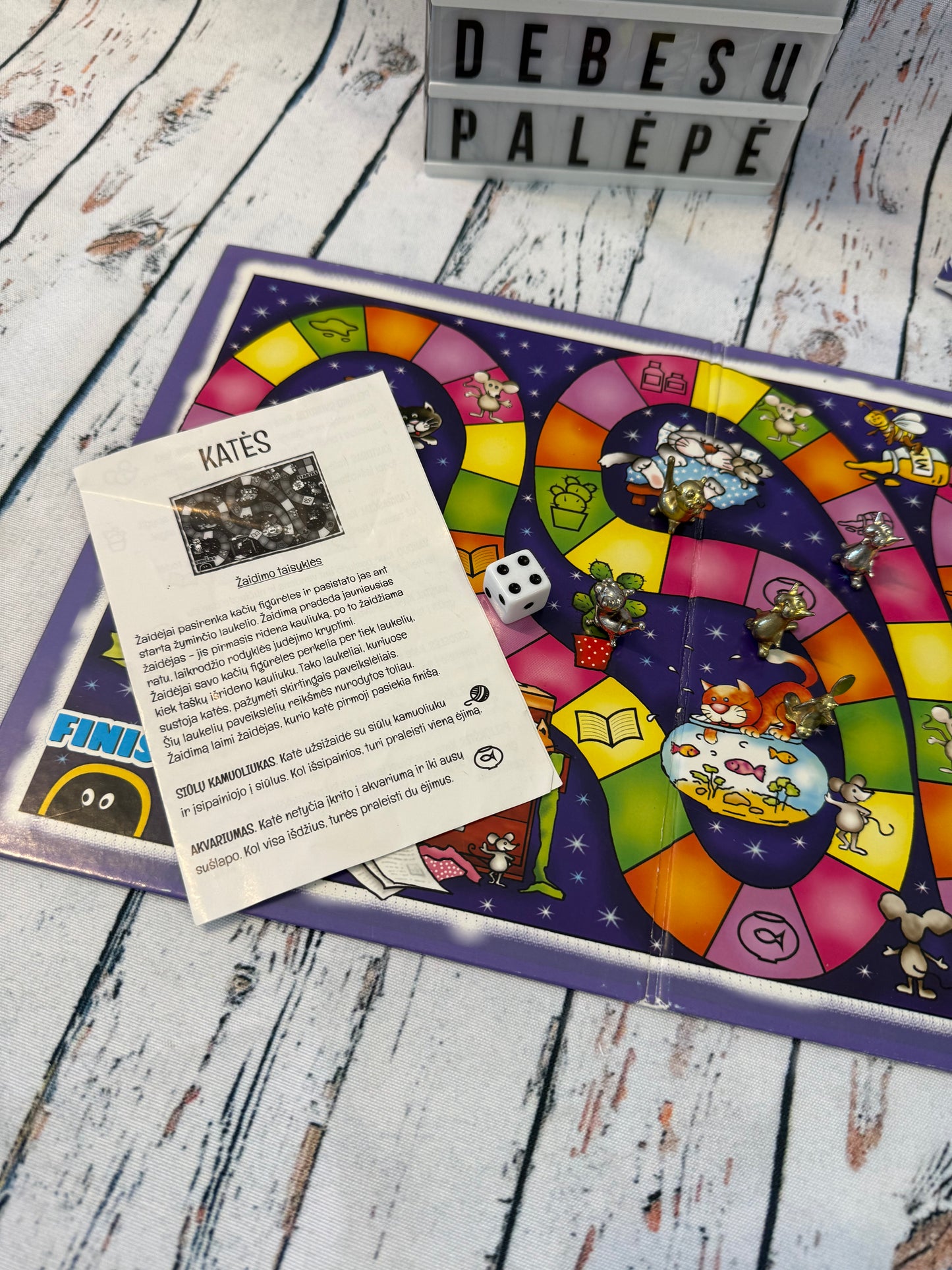 🐱🎲 Katės – linksmas šeimos stalo žaidimas