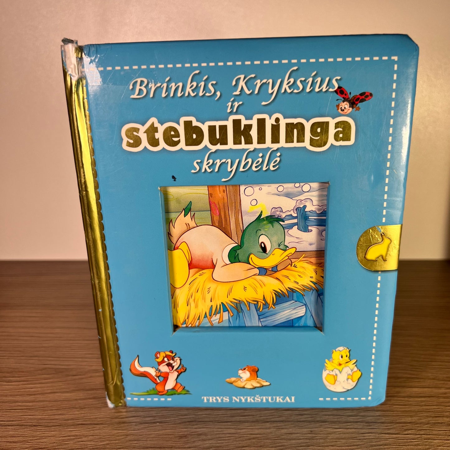Knyga Brinkis ir kryksius ir stebuklinga skrybėlė