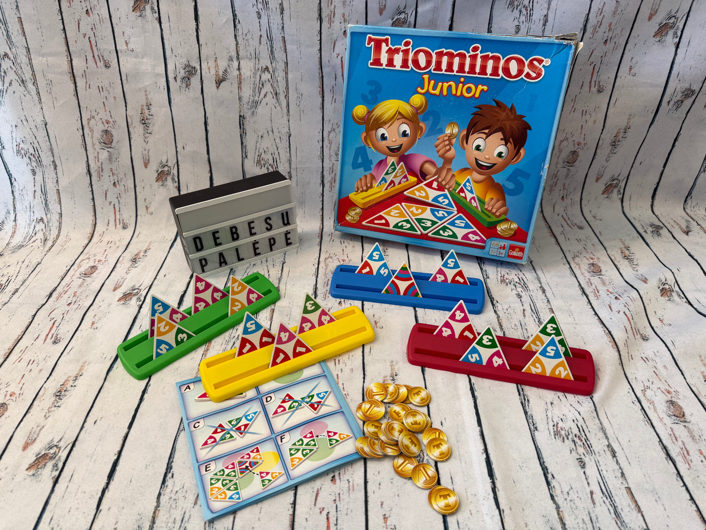 🔺🎲 Triominos Junior – skaičių ir logikos žaidimas