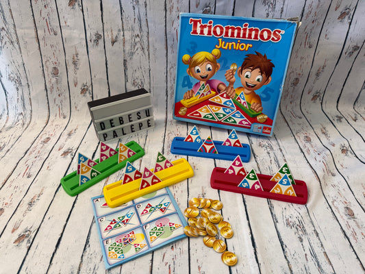 🔺🎲 Triominos Junior – skaičių ir logikos žaidimas