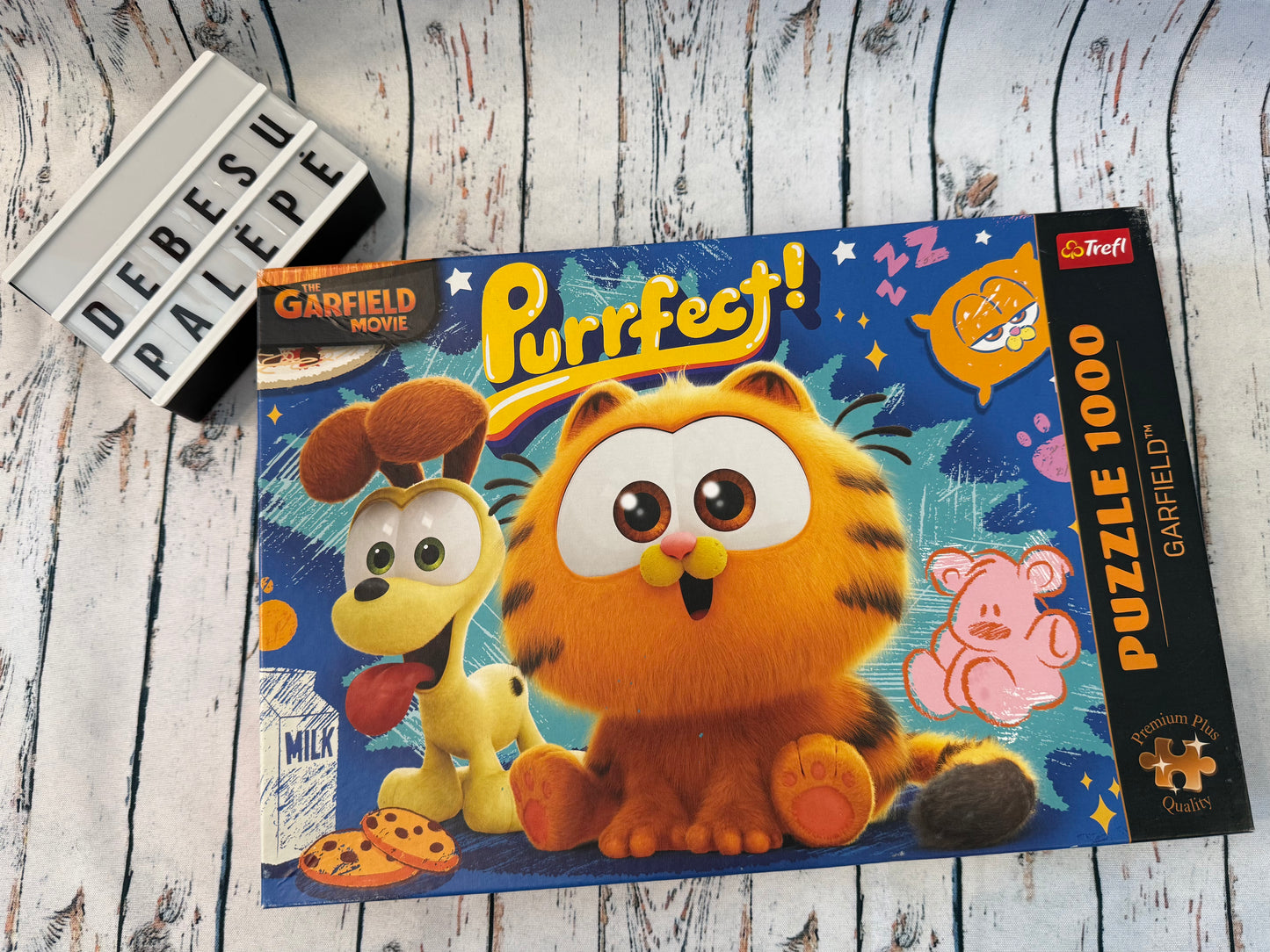 🧡🐱 Garfield nuotykiai dėlionėje – 1000 detalių