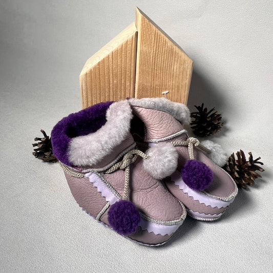 Šlepetės su kailiuku