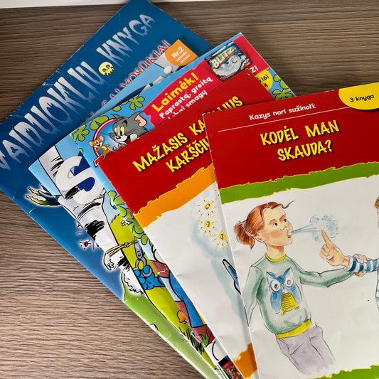 Knygelių rinkinys, Nuotykiai ir žinios, 5 vnt.