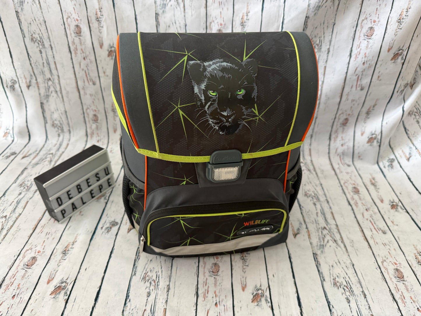 🐆🎒 Herlitz Wild Life mokyklinė kuprinė