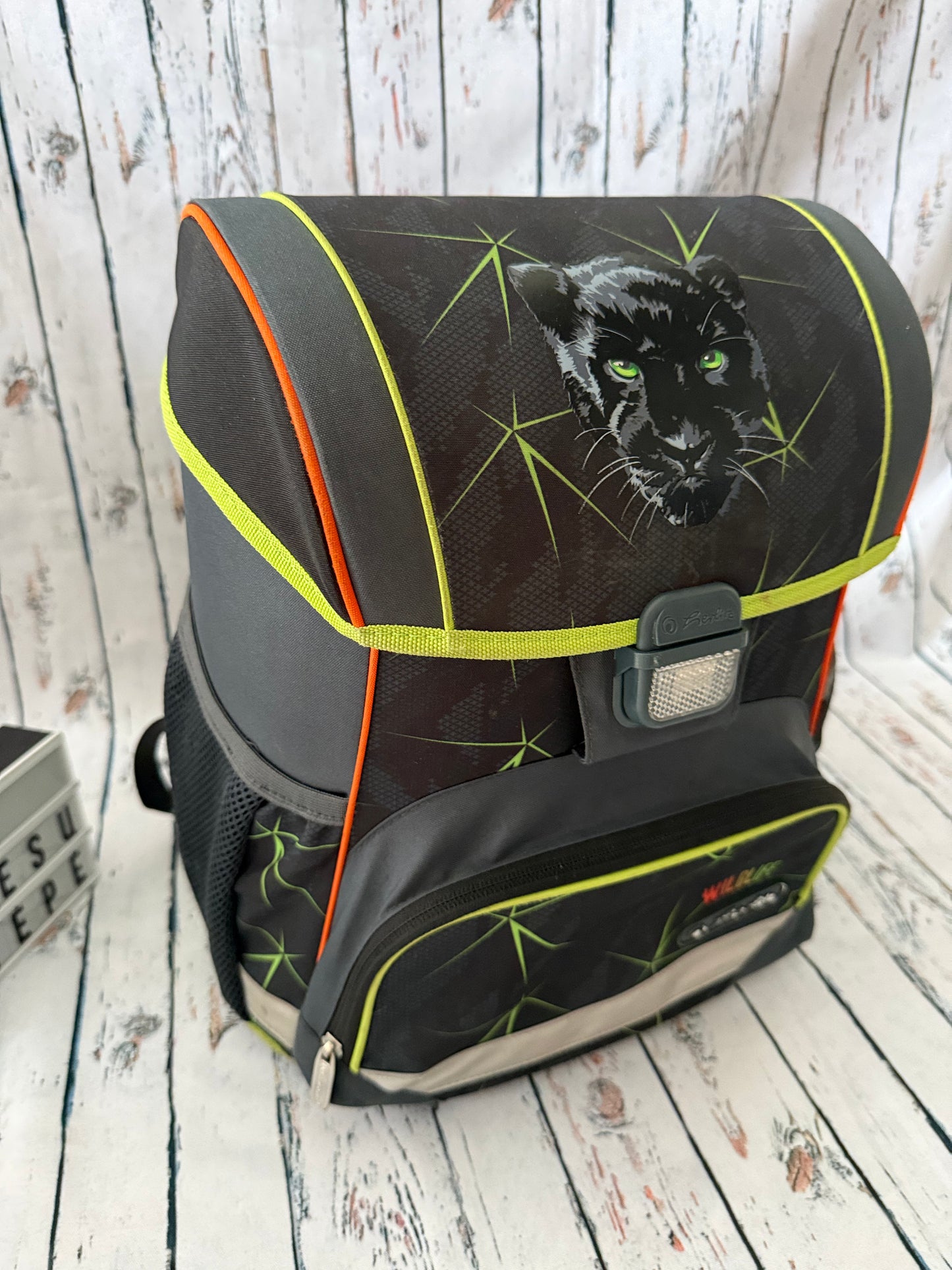 🐆🎒 Herlitz Wild Life mokyklinė kuprinė
