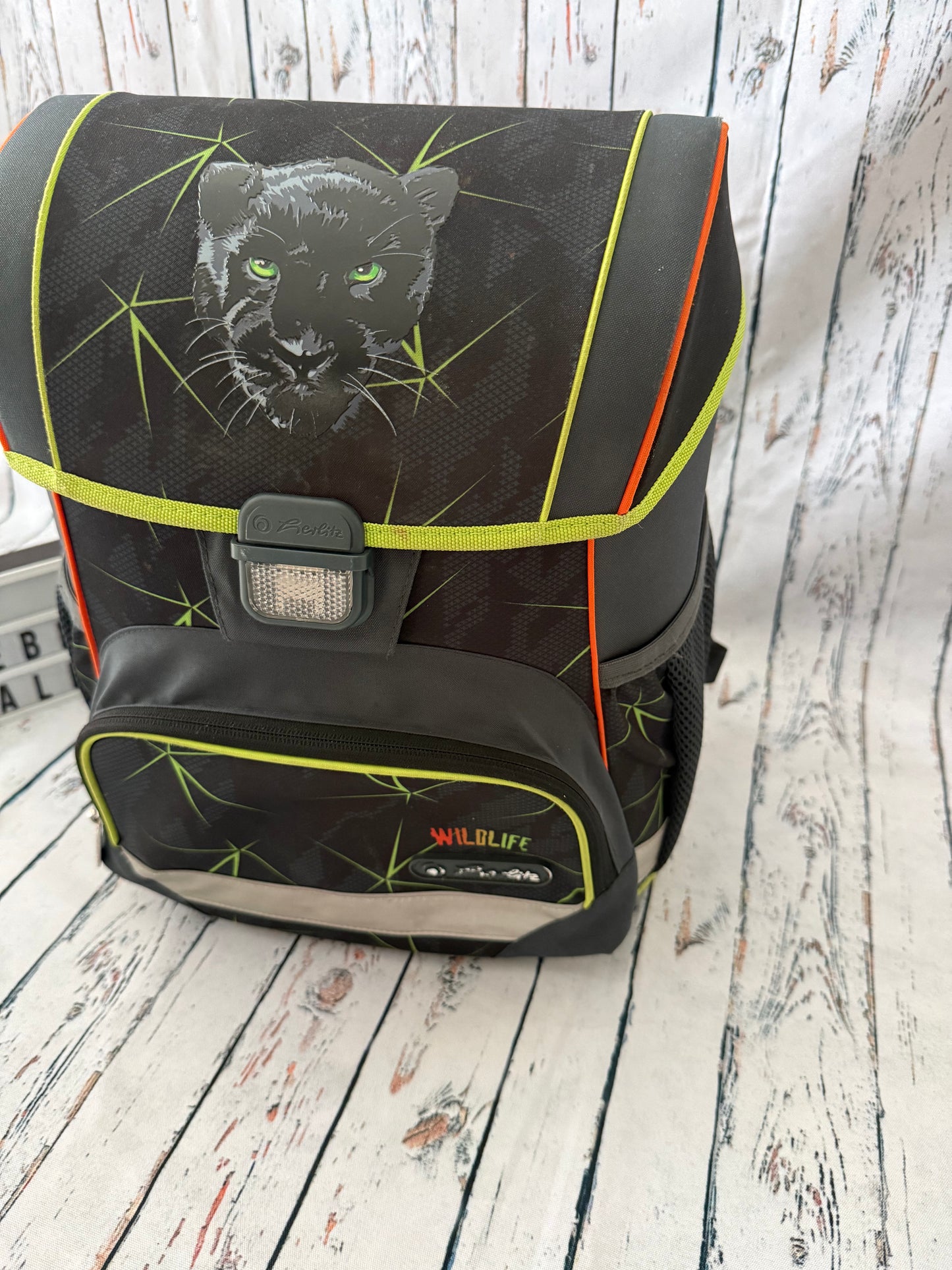 🐆🎒 Herlitz Wild Life mokyklinė kuprinė