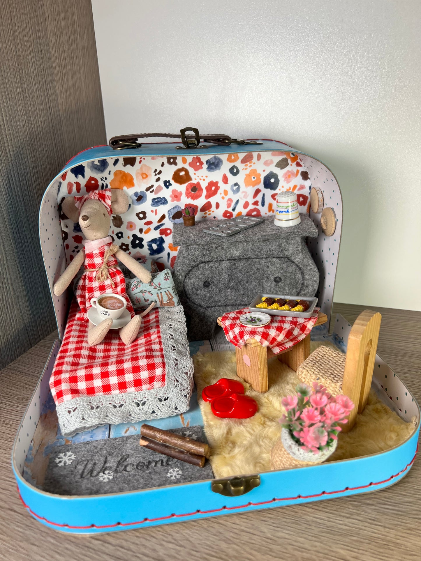 Lagaminėlis su Maileg pelyte