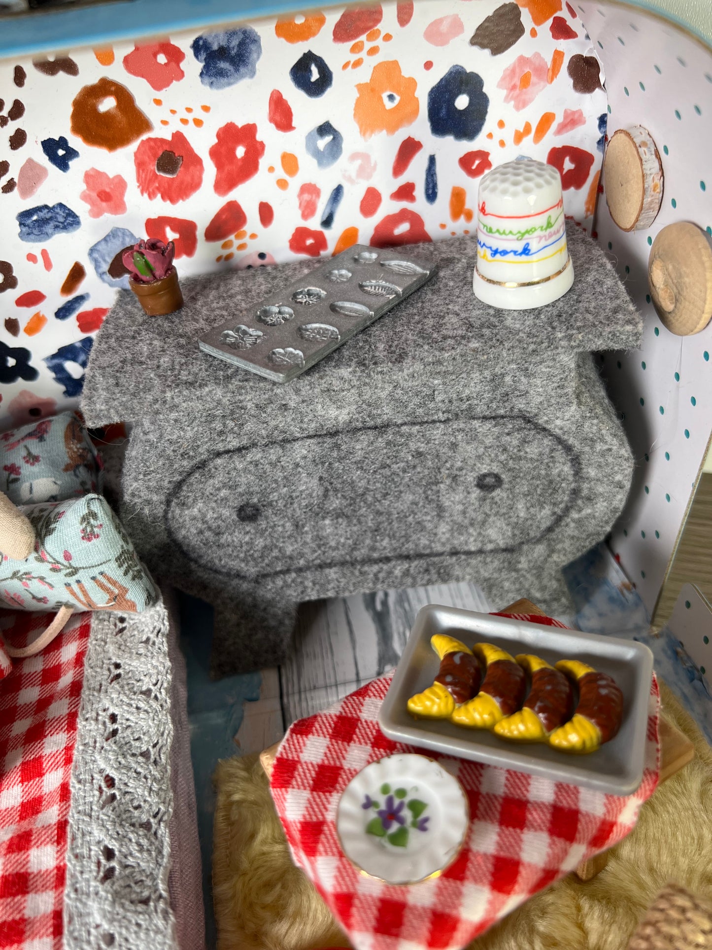 Lagaminėlis su Maileg pelyte