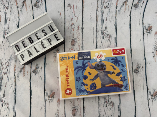 🌺🧩 Trefl Stitch dėlionė (60 det.) 💙