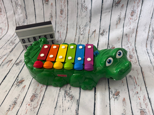 🐊🎵 Fisher-Price Krokodilas ksilofonas