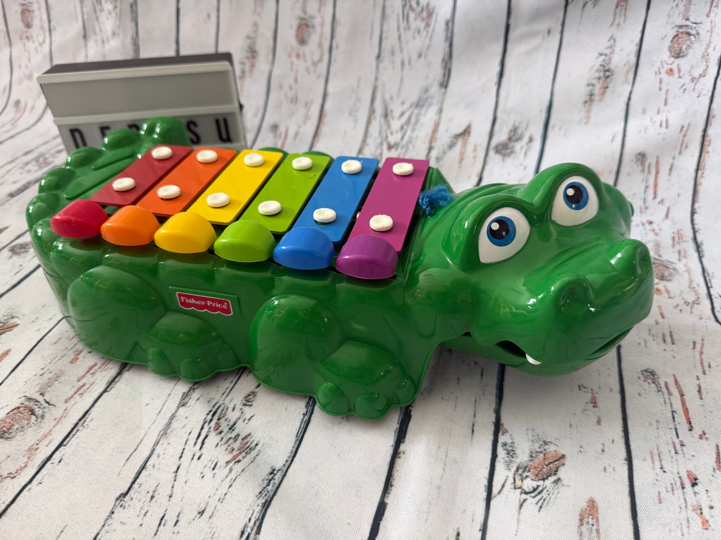 🐊🎵 Fisher-Price Krokodilas ksilofonas