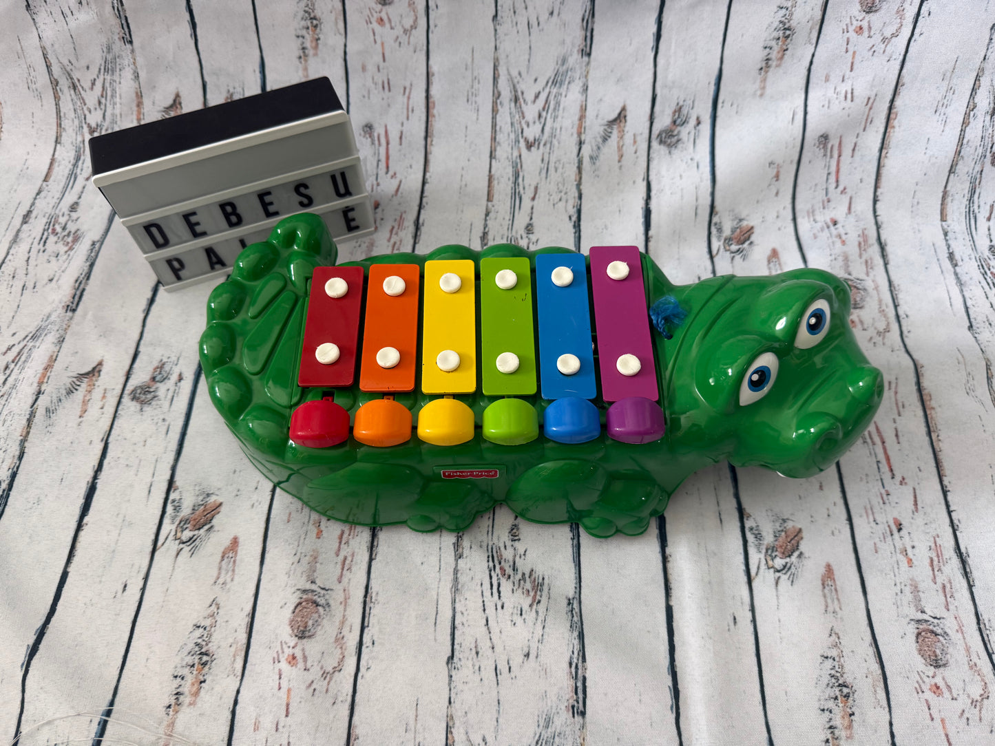 🐊🎵 Fisher-Price Krokodilas ksilofonas