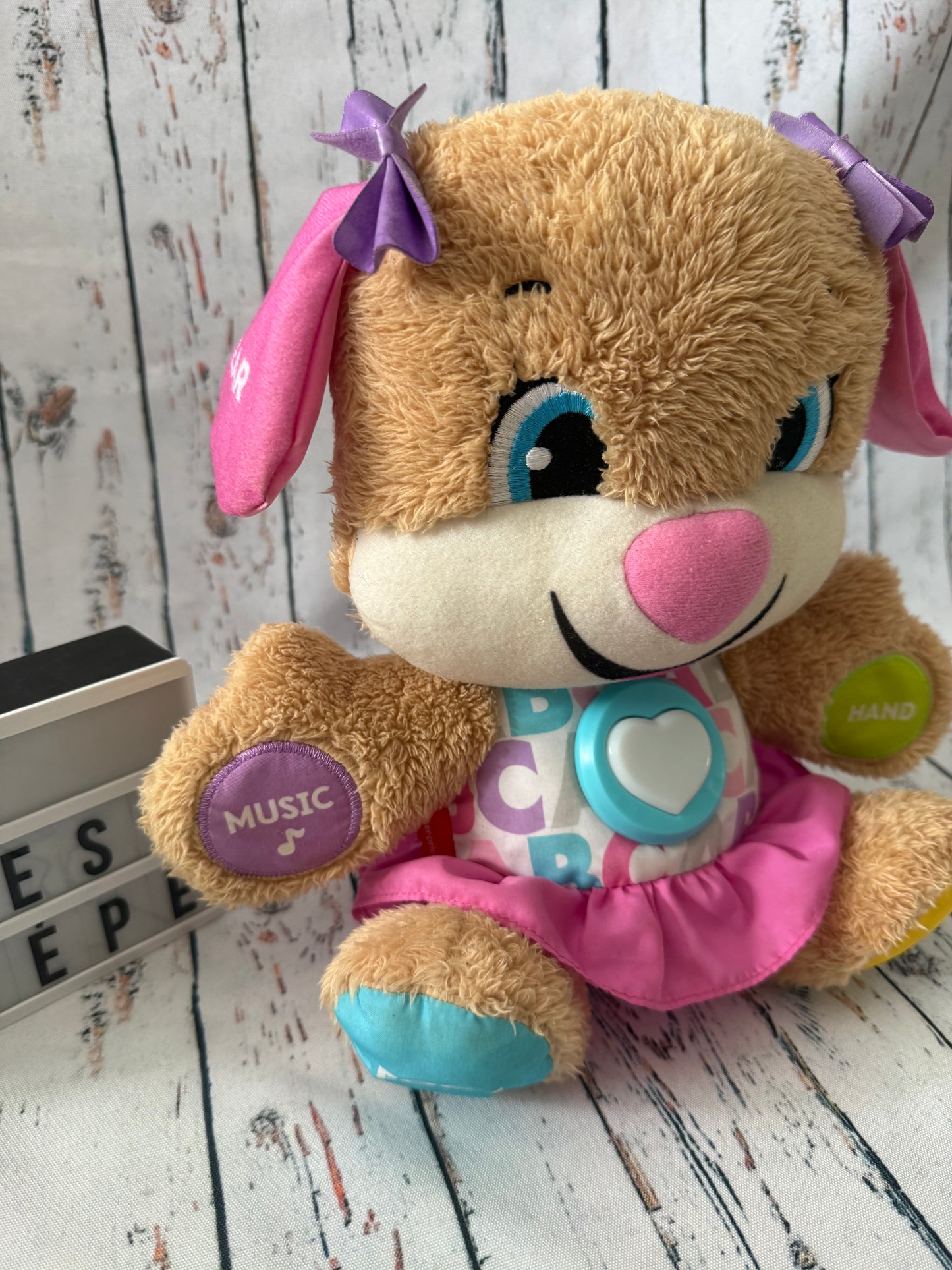 🧸🐶 Fisher price interaktyvus kalbantis šuniukas anglų kalba