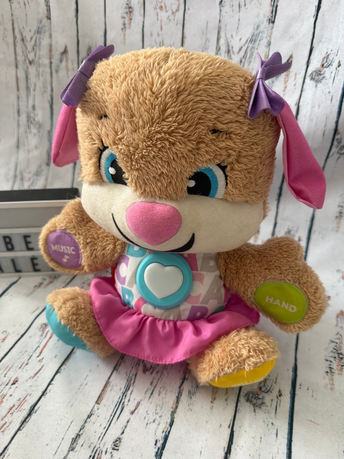 🧸🐶 Fisher price interaktyvus kalbantis šuniukas anglų kalba