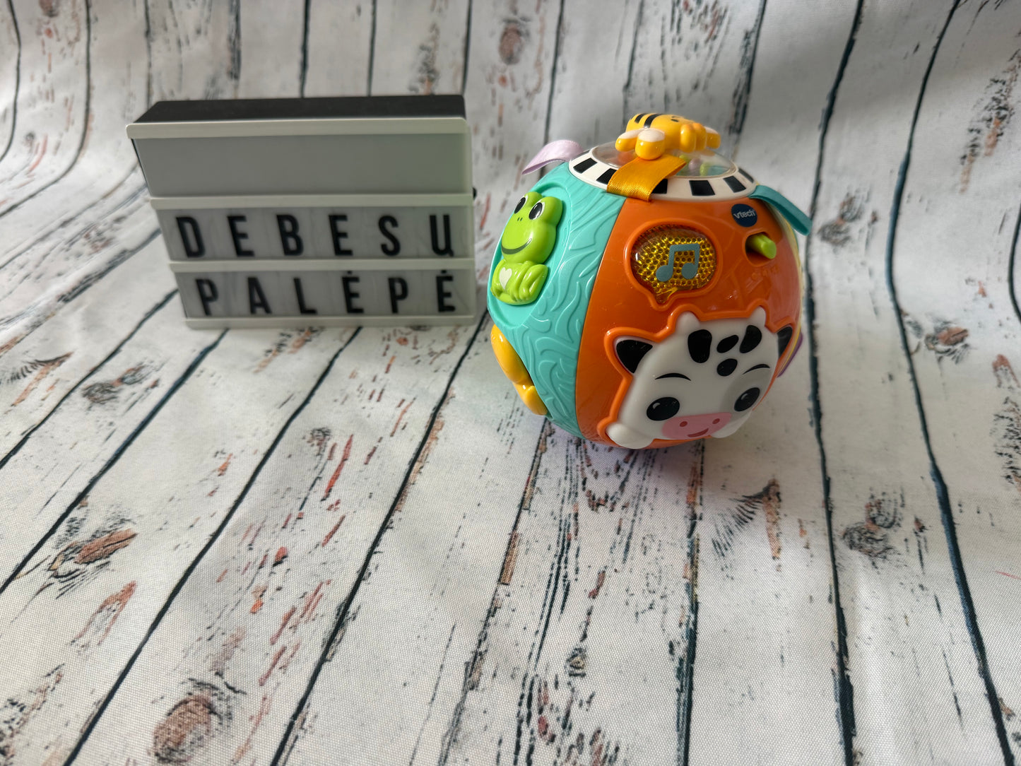 🎵🌍 VTech interaktyvus muzikinis gyvūnėlių kamuolys anglų kalba