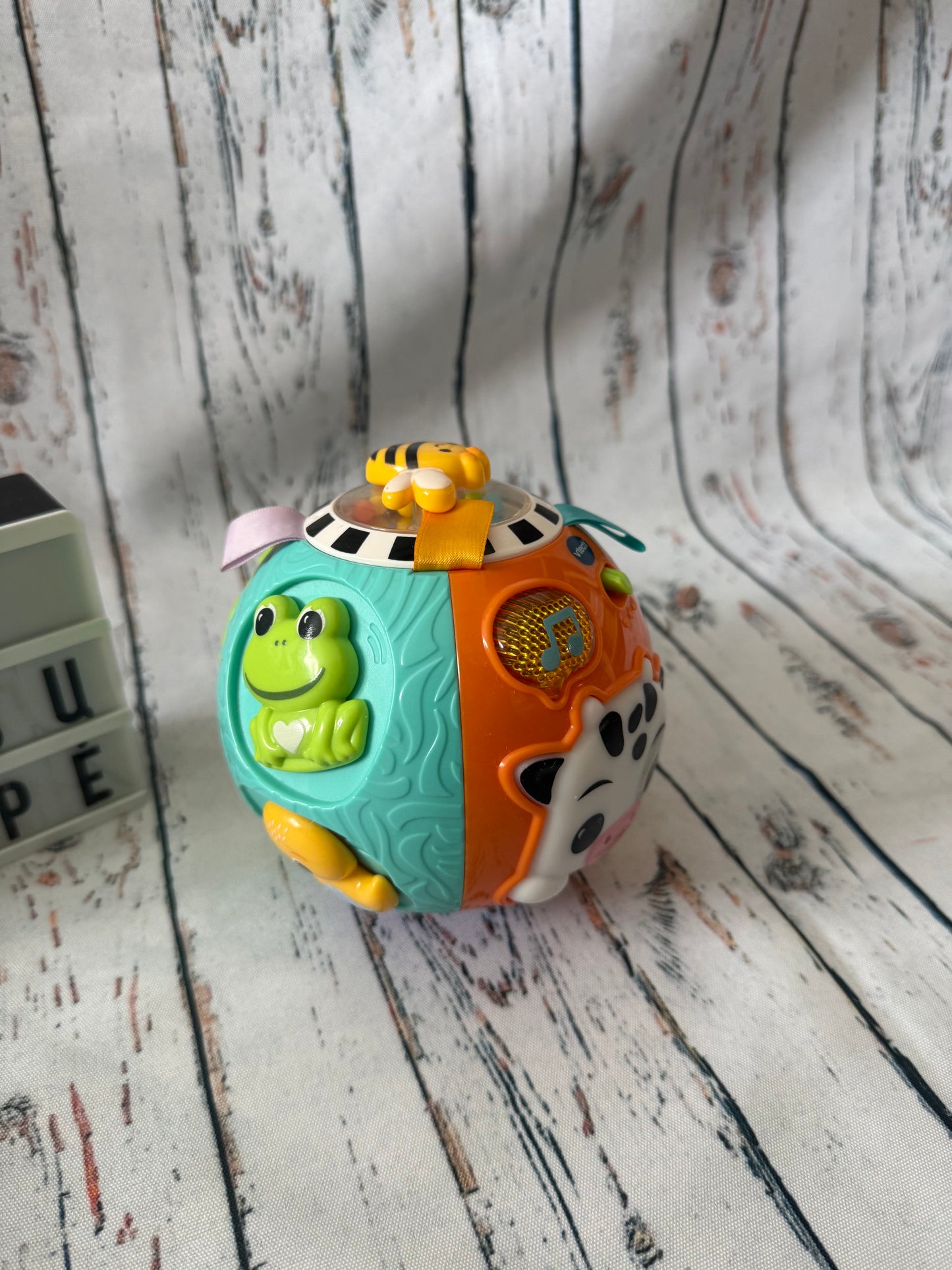 🎵🌍 VTech interaktyvus muzikinis gyvūnėlių kamuolys anglų kalba