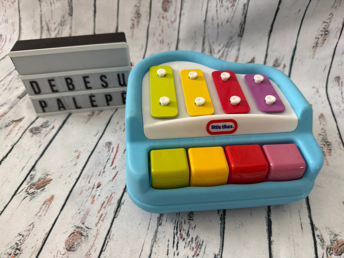 🎹 Little Tikes muzikinė pianino ir ksilofono stotelė